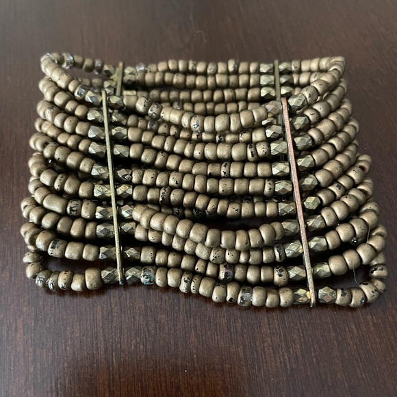 Bronze multi strand bracelet - Picture 2 of 3